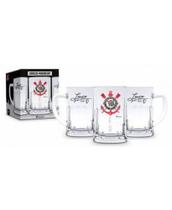 Caneca vidro 565ml - corinthians - BRASFOOT Caneca vidro 565ml - corinthians - BRASFOOT