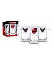 Caneca Vidro 565Ml - Flamengo