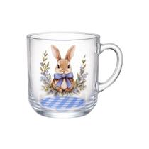 Caneca vidro aspen vichy blue pásoca avulsa decormartin Caneca vidro aspen vichy blue pásoca avulsa decormartin