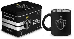 Caneca vidro atlético mineiro metalic na lata galo oficial