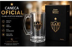 Caneca vidro berlim iron 480ml times atlético serie ouro galo forte vingador ideal para o presente do seu pai Caneca vidro berlim iron 480ml times atlético serie ouro galo forte vingador ideal para o presente do seu pai