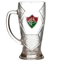 Caneca Vidro Bola Futebol 630Ml - Fluminense