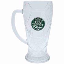 Caneca Vidro Bola Futebol 630ml - Palmeiras