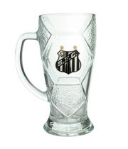 Caneca Vidro Bola Futebol 630ml Santos Caneca Vidro Bola Futebol 630ml Santos