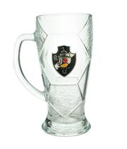Caneca Vidro Bola Futebol 630ml Vasco
