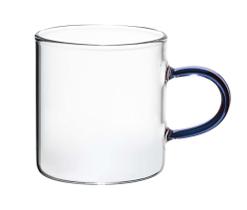 Caneca Vidro Boro com Alça Azul 100 ml Mimo Style TC22124 Caneca Vidro Boro com Alça Azul 100 ml Mimo Style TC22124