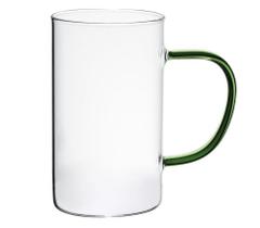Caneca Vidro Boro Com Alça Verde 300 Ml Mimo Style Tc22133 Caneca Vidro Boro Com Alça Verde 300 Ml Mimo Style Tc22133