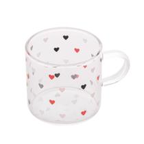 Caneca Vidro Borossilicato Resistente A Calor Love 125ml - Lyor