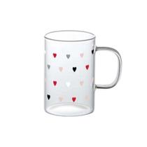 Caneca Vidro Borossilicato Resistente A Calor Love 200ml - Lyor