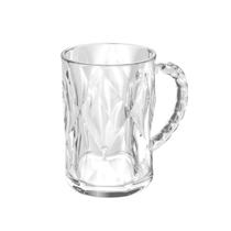 Caneca Vidro Café Cappuccino Chá Diamond 170 ml Transparente Unidade Resistente