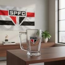 Caneca Vidro Cerveja Chopp Taberna São Paulo Time do Coração Oficial 340 ml