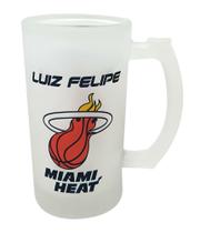 Caneca Vidro Chopp Cerveja Basquete Miami Heat