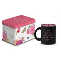 Caneca Vidro Diamond Metalic Lata 300ml Sua Forca Inspira Caneca Vidro Diamond Metalic Lata 300ml Sua Forca Inspira