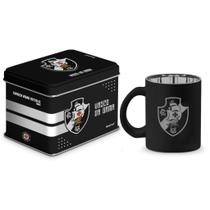 Caneca Vidro Diamond Metalic Lata Times 300ml Vasco Caneca Vidro Diamond Metalic Lata Times 300ml Vasco