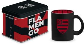 Caneca vidro diamond metalic lata times - flamengo - Brasfoot