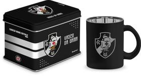 Caneca vidro diamond metalic lata times - vasco da gama - 14439 Caneca vidro diamond metalic lata times - vasco da gama - 14439