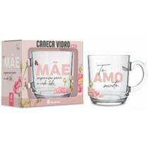 Caneca Vidro Elegance Mae Inspiracao Para A Vida