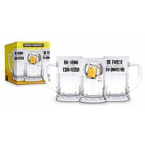 Caneca vidro eu bebo para esquecer brasfoot