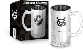 Caneca vidro metalic times - vasco - BRASFOOT