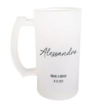 Caneca Vidro Padrinho Madrinha de Casamento Presente Noivos