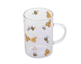 Caneca Vidro Resistente a Calor Bee 280 ml Lyor Caneca Vidro Resistente a Calor Bee 280 ml Lyor