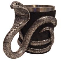 Caneca Viking 3d Inox Medieval Cerveja Chopp 400ml Serpente