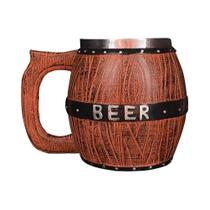 Caneca Viking De Aço Inoxidável Com Design De Caveira, Caneca De Cerveja Em Resina, Presente De