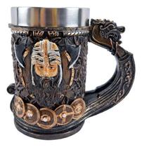 Caneca Viking Decorativa Cerveja Chopp Presente Coleção Caneca Viking Decorativa Cerveja Chopp Presente Coleção