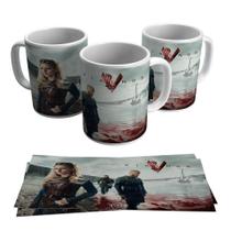 Caneca Vikings Drama Ragnar Personagem 325ml