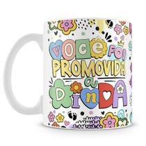 Caneca Você Foi Promovida a Dinda - Presente Criativo e Emocionante Caneca Você Foi Promovida a Dinda - Presente Criativo e Emocionante