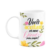 Caneca - Vocês aceitam ser meus Dindos para sempre M2