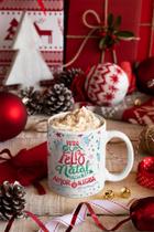 Caneca Votos de um Feliz Natal com Muita Paz, Amor e Alegria