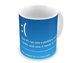 Caneca Windows Tela Azul Caneca Windows Tela Azul