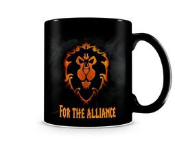 Caneca World Of Warcraft Aliança - Preta Caneca World Of Warcraft Aliança - Preta