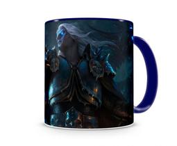 Caneca World Of Warcraft Artha II Azul