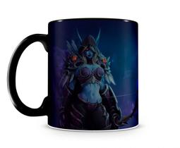 Caneca World Of Warcraft Sylvanas II Preta Caneca World Of Warcraft Sylvanas II Preta