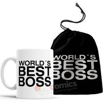 Caneca Worlds Best Boss - The Office + Saquinho