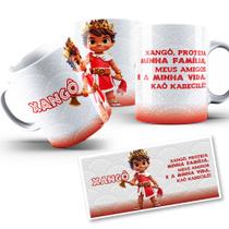 Caneca Xangô mirim Coleção Orixás Umbanda Candomblé 325ml