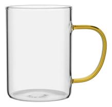 CANECA XÍCARA ALÇA AMBAR BOROSSILICATO 450ml 12x8x8cm
