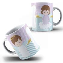 Caneca Xícara Batizado Batismo Anjo Personalizada Com Foto Diversos Modelos Porcelana MEGA OFERTA!