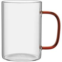 CANECA XÍCARA BOROSSILICATO 300ml 10x10x7cm TRANSPARENTE