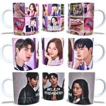 Caneca Xícara Café Beleza Verdadeira Série Coreana Doramas