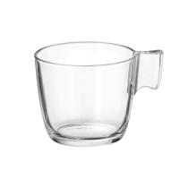 Caneca Xícara Cappuccino Chá Vidro Novo Cristar 268ml