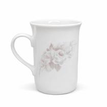 Caneca Xícara Chá 240ml Chocolate Porcelana Eterna Schmidt