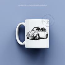 Caneca Xícara Coleção Old Car - Fusca 325ml l Xícara Sublimação