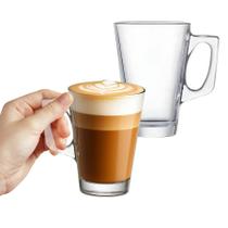 Caneca Xícara de Café Capuccino Chá Vidro 250ml Caneca Xícara de Café Capuccino Chá Vidro 250ml