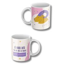 Caneca Xicara de Café ou Chá de Porcelana Personalizada Signos Capricornio Divertida Engraçada para Presente Criativo 32