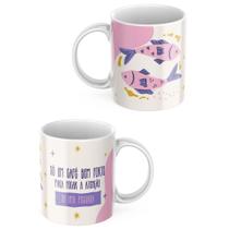 Caneca Xicara de Café ou Chá de Porcelana Personalizada Signos Peixes Divertida Engraçada para Presente Criativo 325ml Caneca Xicara de Café ou Chá de Porcelana Personalizada Signos Peixes Divertida Engraçada para Presente Criativo 325ml