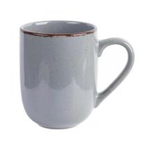 Caneca Xicara de Cerâmica Chá Café 400ml Nuage Cinza