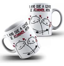 Caneca Xícara de Porcelana Cerâmica Personalizada Dia dos Namorados 1 ano Casal Flor kee md6 Caneca Xícara de Porcelana Cerâmica Personalizada Dia dos Namorados 1 ano Casal Flor kee md6